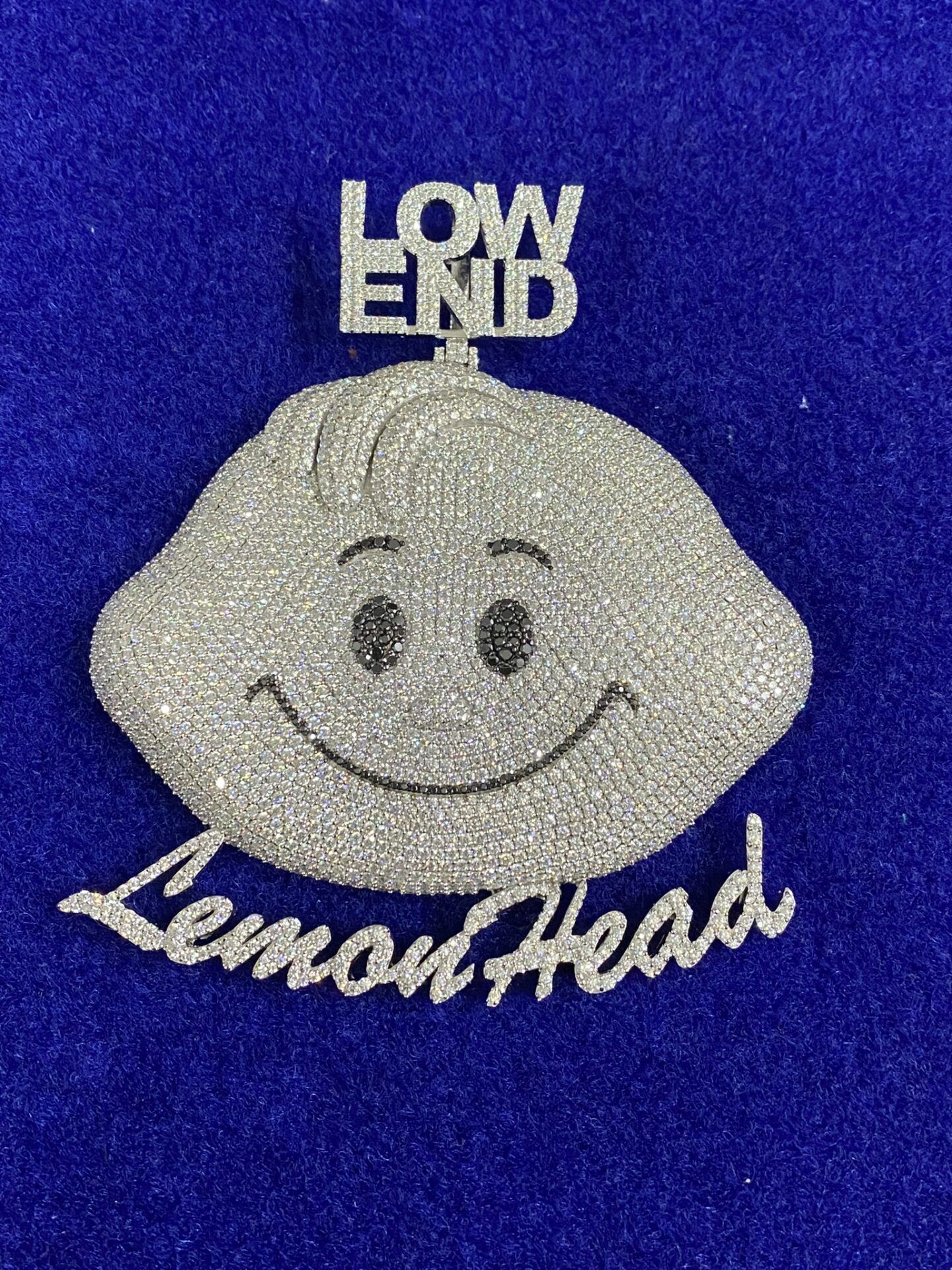 IcedoutDiamond Lemon Head Pendant