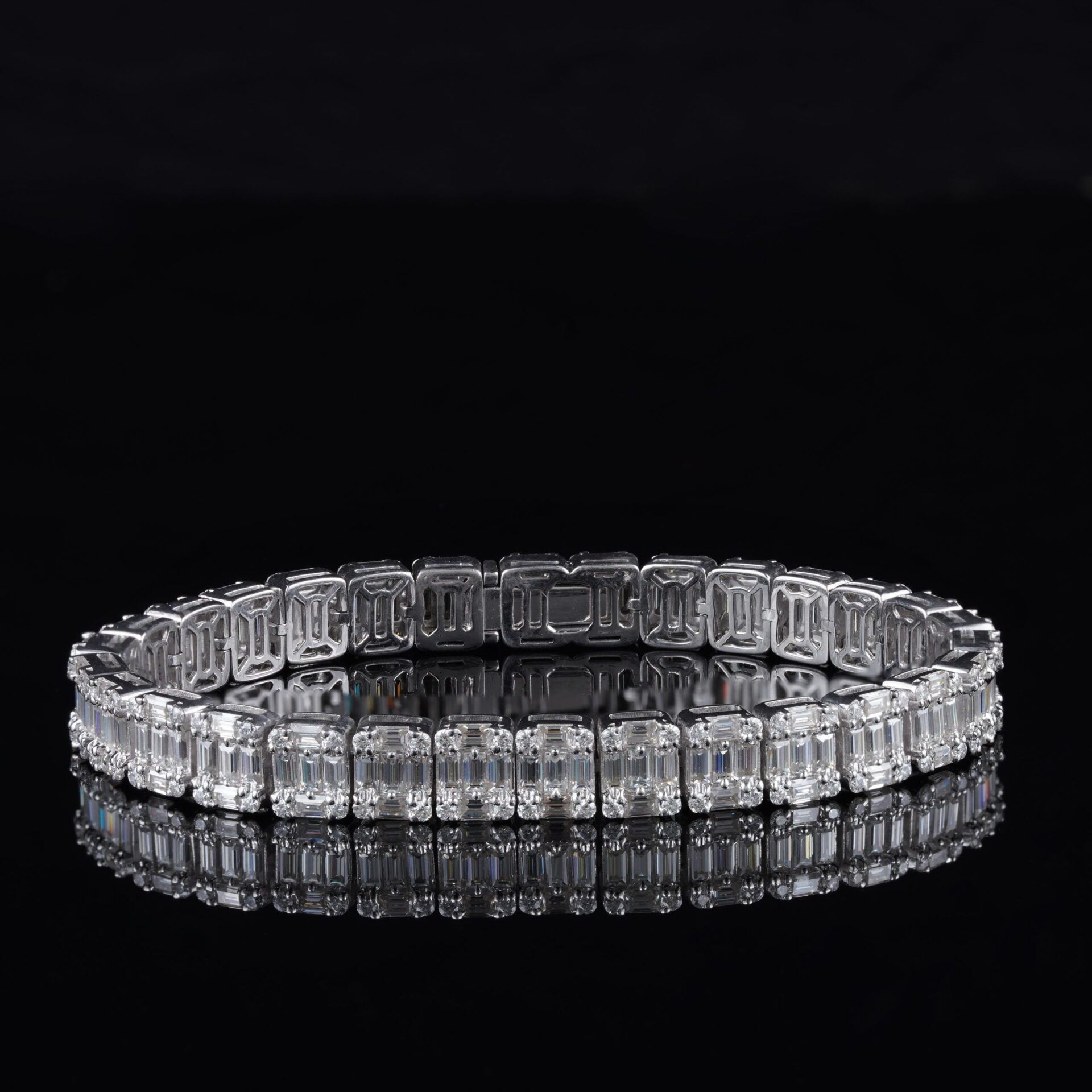 8mm Cuban Bracelet for Men in 925 Silver